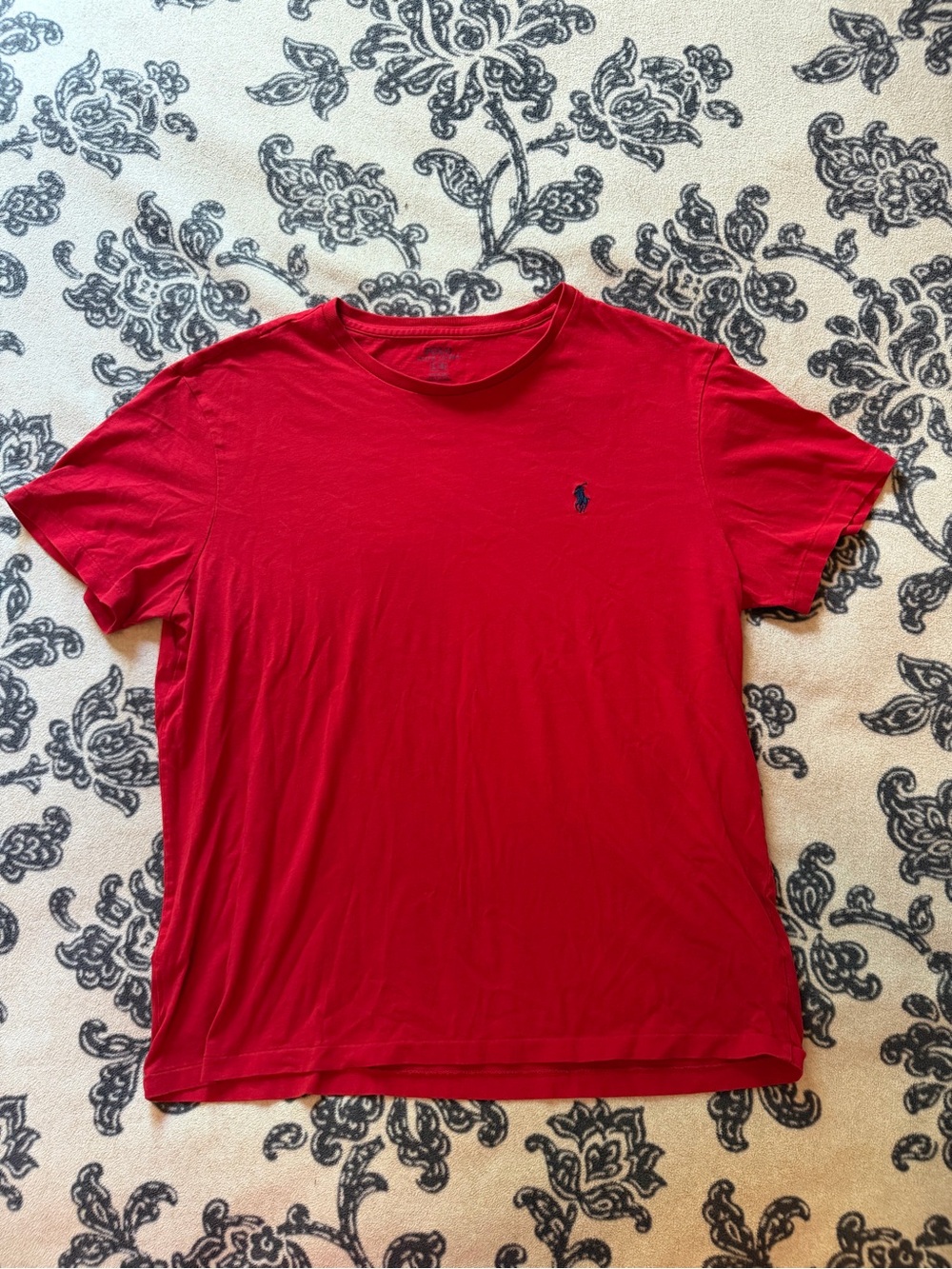 Polo by Ralph Lauren Red Short Sleeve Crew Neck Tee